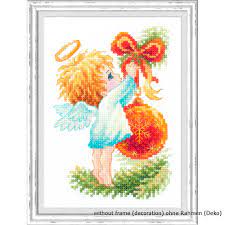 Alphabet abc number 123 cross stitch patterns / kits. Buy Christmas Angel Magic Needle 160 001 9 29