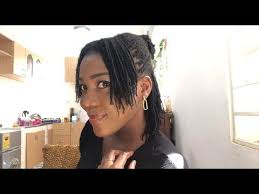 When creating the hairstyle, sisterlock technicians work their way from the ends to the roots short sisterlocks by no means have styling limitations. How To 3 Easy Sisterlocks Styles For Short Hair 22 Months Youtube