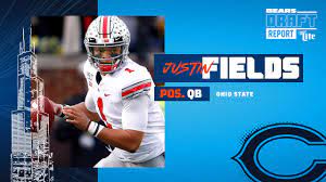 Find the perfect justin fields stock photos and editorial news pictures from getty images. 2021 Nfl Draft Qb Justin Fields Ohio State Round 1 Pick 11 Chicago Bears