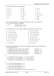 Maybe you would like to learn more about one of these? Sequences And Nth Terms Worksheet Pdf Teachit Maths