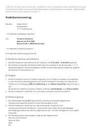 Die beispiele für den praktikumsbericht können mit word, libreoffice oder openoffice geöffnet werden. Praktikumsvertrag Muster Als Pdf Und Word Downloaden