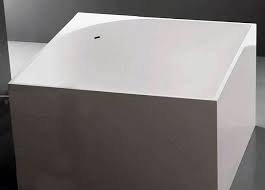 .quadrata sharm square bathtub tub bathtubs collection by nic design vasche freestanding e design: Tub La Vasca Da Bagno Quadrata In Pietraluce Di Nic Design Bagnoidea