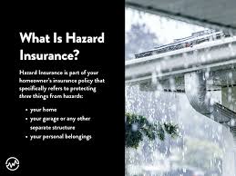 Colloquially, hazard insurance is often considered synonymous with catastrophe insurance. What Is Hazard Insurance Wealthfit