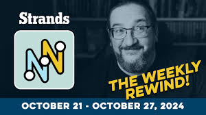 Doug Plays Strands NYT Word Games for October 21