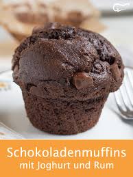 Schokoladenmuffins Mit Joghurt Und Rum Rezept Rezept Schokoladenmuffins Kuchen Rezepte Einfach Kuchen Und Torten Rezepte