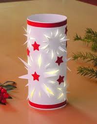 Anleitung Sternen Windlicht Basteln Weihnachten Weihnachtsbasteln Weihnachtsdeko Basteln