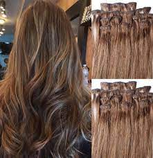 18 Clip In Hair Extensions Real Human Hair 80 Gram Clip On For Full Head 7 Pieces Extensions For Thin Hair Remy Human Hair Extensions Tape In Hair Extensions