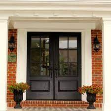 The green color is echoed in the stained glass window to the side of the door. 75 Beautiful Traditional Double Front Door Pictures Ideas July 2021 Houzz