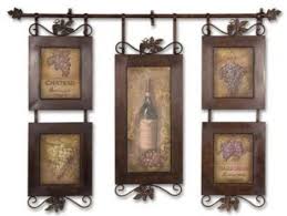 Metal wine bottle wall decor home wall daccor5 piece throughout best and newest wine theme wall art view photo 11 of 20. Wine Themed Decor For Kitchens Wine Wall Decor Wine Wall Art Wine Frame