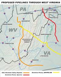 Wv Pipeline Maps Proposed Pipelines To Be Discussed At Pocahontas Commission Meeting Proposal Parkersburg Wv West Virginia Counties