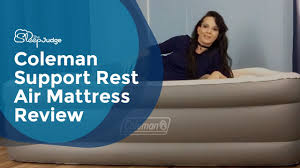 Coleman Airbed Cot Review Youtube