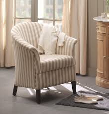 Fauteuil Cabriolet Blanc Creme Rayures Mira Infos Et Dimensions Longueur 68 Cm Profondeur 64 Cm Hauteur 8 Fauteuil Cabriolet Fauteuil Housse Canape