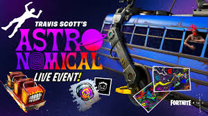 Kicking off at 7:05 p.m. Fortnite Goes Big With Travis Scott S Astronomical New Cosmetics And Concert Dates Revealed With Patch 12 41 Essentiallysports