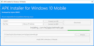 Apk installer is a new program that has been released to help you install android apps from windows the easy way. Apk Installer For Windows 10 Mobile New Developed By Me Windows Central Forums