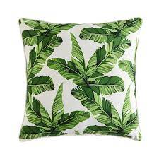 Diy pillow ideas that will make your rooms more charming. Elina Palm Leaves Printed 17 Pillow Pier 1 Patio Pillows Outdoor Tropical Pillows Palm Leaves Print