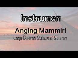 Lagu Anging Mammiri Instrumen Not Balok Youtube In 2021 Balok Youtube The Creator