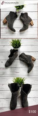 Alberto Fermani Chiara Slouchy Suede Booties 37 This Is A