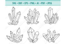 Lightning bolt cut files what you will receive: Crystals Svg File Diamonds Png Crystals Clipart Dxf Eps 1024100 Cut Files Design Bundles