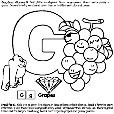 Als eselsbrücke zum besseren merken ließe sich e.g. Alphabet G Coloring Page Crayola Com