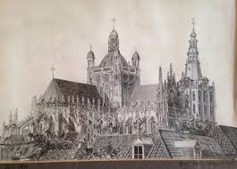 Voor nieuws over bosch in nederland, bezoek ons bosch media service platform. St Jan S Cathedral Den Bosch Netherlands Pencil Drawing