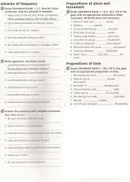 This adverbs of time questionnaire helps students learn and practice adverbs expressing definite points of time. Adverbs Of Frequency Prepositions Of Place Movement And Time English Village