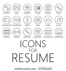 Resume is a document presented by the job seeker to let therecruiter know about important details like education backgroundwork experience skills and other details. Resume Icons Free Download Png And Svg