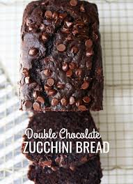 Chocolate Zucchini Bread A Rich Double Chocolate Zucchini Bread With Chocolate C Chocolate Chip Zucchini Bread Chocolate Zucchini Bread Zucchini Bread Recipes