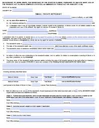Please read full disclaimer at the bottom of the page. Free Illinois Small Estate Affidavit Form Pdf Word