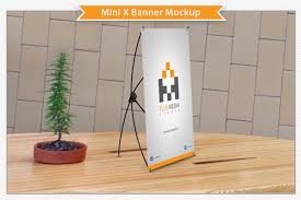 Mini X Banner Mockup Mockup Banner Banner Design