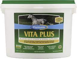 This supplement contains the best vitamins and minerals every growing horse needs. Farnam Vita Plus Balanced Multi Vitamin Mineral Pellets Horse Supplement 3 75 Lb Tub Chewy Com