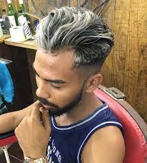 Comb your hair into the desired direction that you require for styling. Ash Blonde Hair Men Highlight Novocom Top