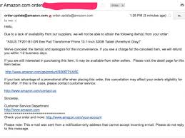 To cancel the entire order, select all of the items. Amazon Canceling Asus Transformer Prime Orders Lists Lack Of Availability From Suppliers As Reason