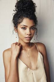 Style your curls this way and you're set to go anywhere from work. Curly Bun Hair Curly Hair Bun Curly Hair Styles Curly Girl Hairstyles Curly Hair Styles Naturally