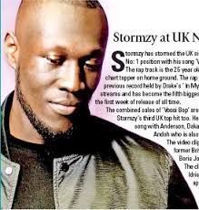 Stormzy at UK No 1