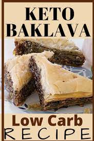 Keto Baklava Low Carb Recipe Keto Fast Food Food Bariatric Recipes