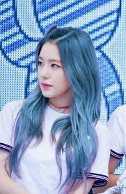 Irene With Blue Hair Kpop Baeirene Baejoohyun Redvelvet