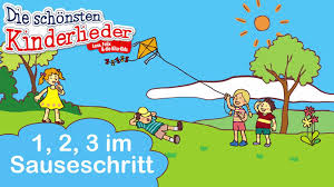 1 2 3 Im Sauseschnitt Kinderlied Mit Text Zum Mitsingen Kinder Lied Kinderlieder Kinderlieder Mit Text