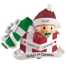 Find the perfect baby's first christmas cards with our stunning selection. New 2019 Red Girl Boy Lighting Tree Baby S First Christmas Personalized Ornament Ornaments Home Garden