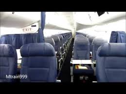 First Brand New Endeavor Air Crj900 Cabin Old Youtube