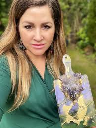 Amethyst Geode Painting