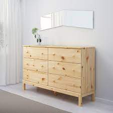 Ikea tarva 6 drawer gets a mid century look! Tarva Pine 6 Drawer Chest Popular Stylish Ikea