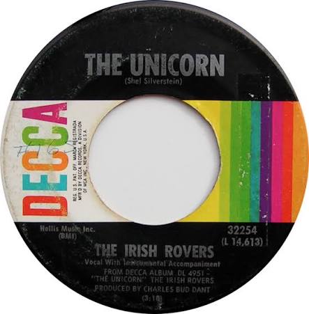 The Irish Rovers - The Unicorn / Black Velvet Band - Decca - USA - 32254 -  7" Single - 45cat