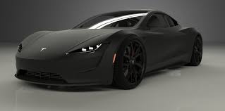 Pin By Michelle Arnemann On Speed Matte Black Cars Tesla Roadster Matte Cars