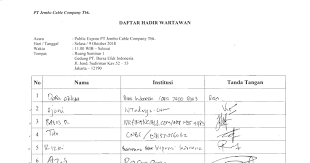 Daftar presensi atau daftar hadir rapat berisi. Daftar Hadir Pdf Google Drive
