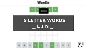Das moderne englische alphabet ist ein alphabet,. 5 Letter Words With Lin In The Middle Wordle Guides Gamer Journalist