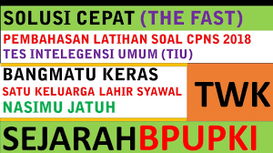 Pembahasan Latihan Soal Cpns 2018 Tes Wawasan Kebangsaan Sejarah Pembentukan Bpupki Youtube