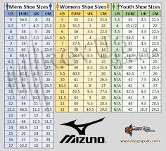 Mizuno Width Chart Www Studiozanolla Com