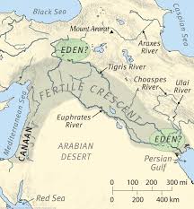 Image result for garden of eden on map