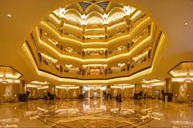 An Astonishing View Of The Lobby Of Emirates Palace Abu Dhabi Abu Dhabi Top 10 Hotels Emirates