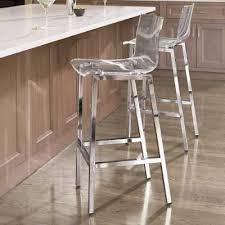 Arlo Acrylic Bar Counter Stool Grandin Road Acrylic Counter Stools Clear Bar Stools Acrylic Bar Stools